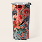 FLORAL AND BIRDS XIX Travel Mug Gallery Image 2