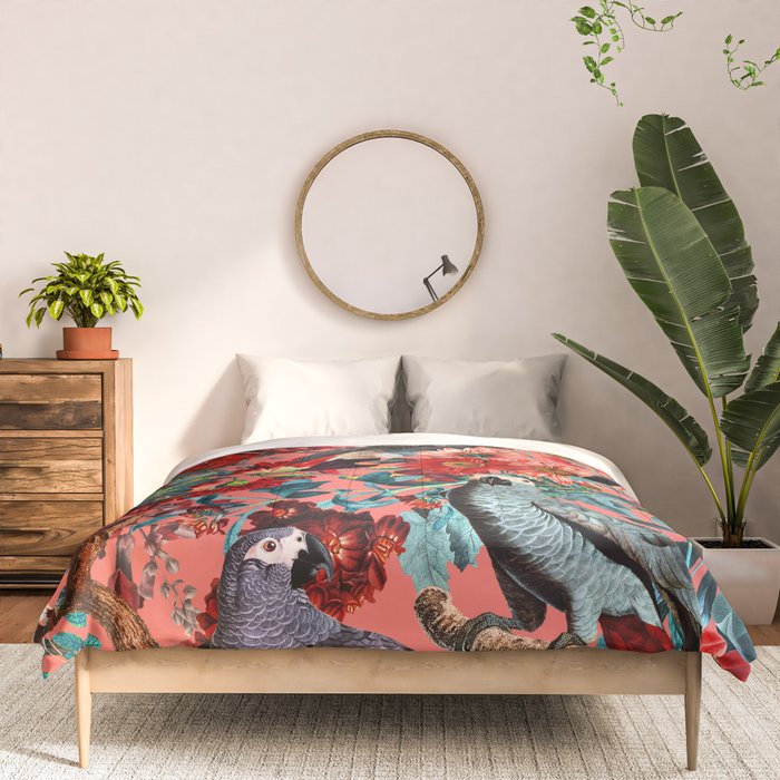 FLORAL AND BIRDS XIX Comforter Gallery Image 3