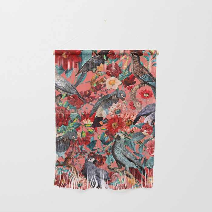 FLORAL AND BIRDS XIX Wall Hanging Gallery Image 1