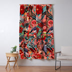 FLORAL AND BIRDS XIX Window Curtain Gallery Image 5