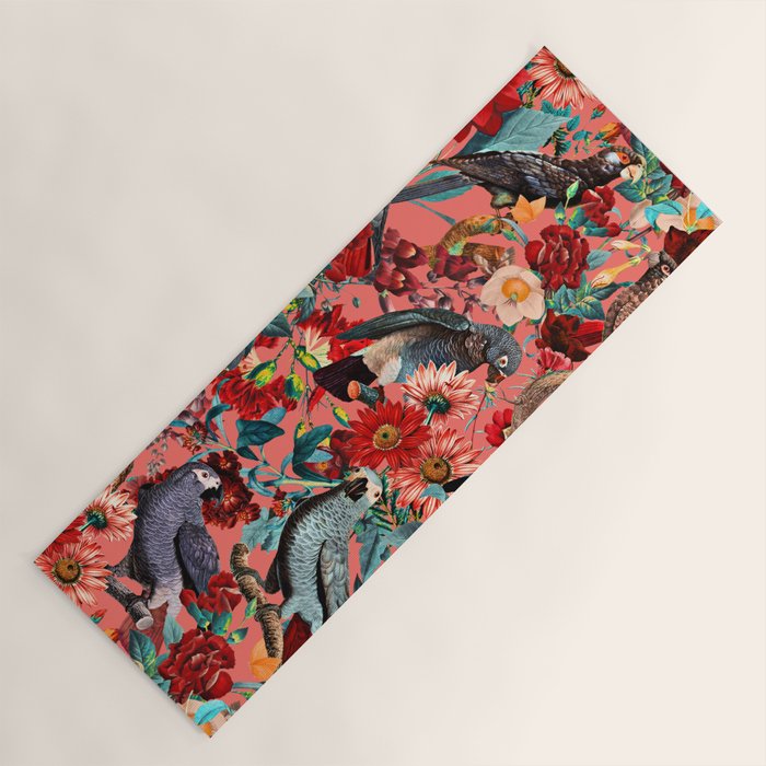 FLORAL AND BIRDS XIX Yoga Mat Gallery Image 1