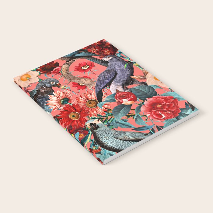 FLORAL AND BIRDS XIX Notebook Gallery Image 2