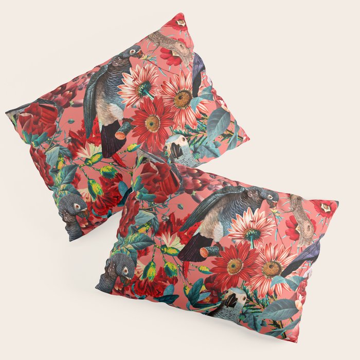 FLORAL AND BIRDS XIX Pillow Sham Gallery Image 3