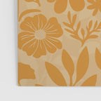 Charming Flower Shapes Amber Marigold Poster Gallery Image 3
