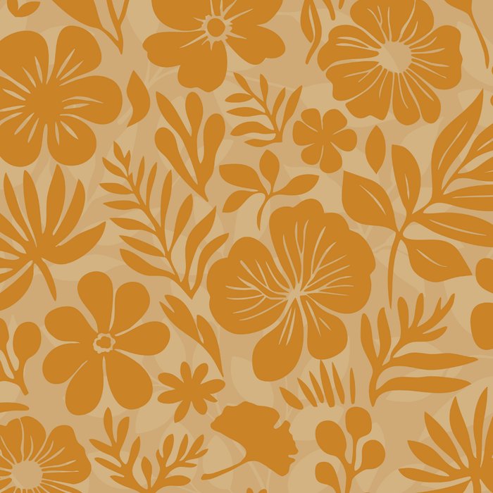 Charming Flower Shapes Amber Marigold Coffee Mug Gallery Image 2