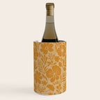Charming Flower Shapes Amber Marigold Wine Chiller Gallery Image 1