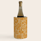 Charming Flower Shapes Amber Marigold Wine Chiller Gallery Image 3