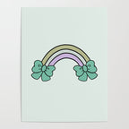 Bow Rainbow in Blue Poster Gallery Image 4