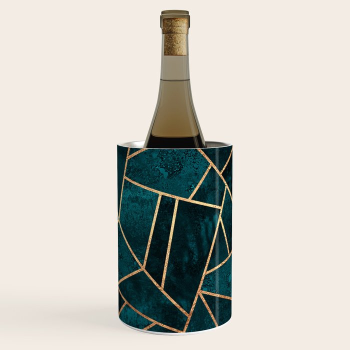 Deep Teal Stone Wine Chiller Gallery Image 3
