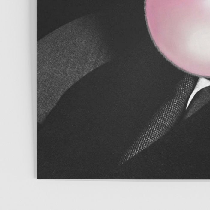 Satirical Bubble Gum Albert Einstein humour photography photograph blowing bubble gum bubble poster Poster Gallery Image 3