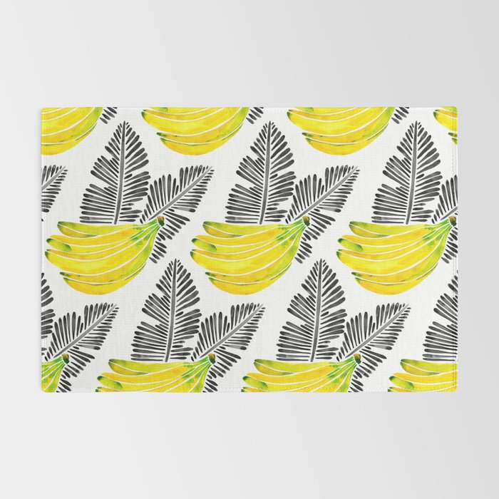 Banana Bunch - Yellow & Black Palette Rug Gallery Image 2