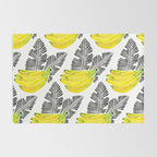 Banana Bunch - Yellow & Black Palette Rug Gallery Image 2