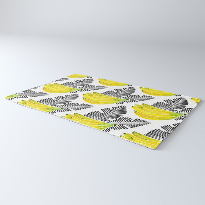 Banana Bunch - Yellow & Black Palette Rug Gallery Image 3
