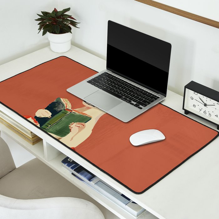 The Bookish Dog Desk Mat Gallery Image 2