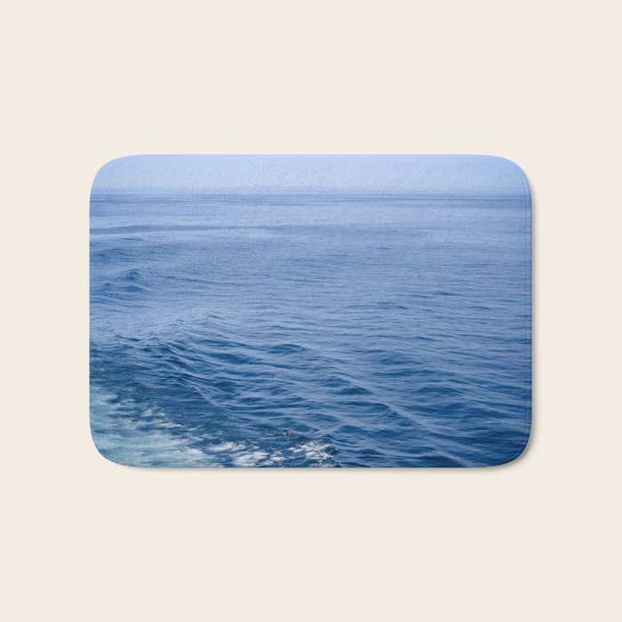 She Fell in Love on the Vast Wild Sea Bath Mat Gallery Image 1