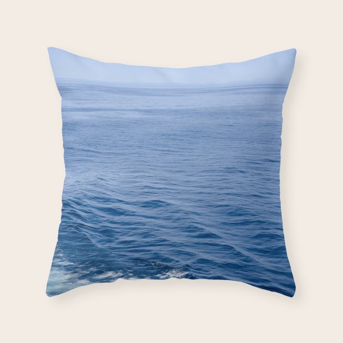 She Fell in Love on the Vast Wild Sea Throw Pillow Gallery Image 6
