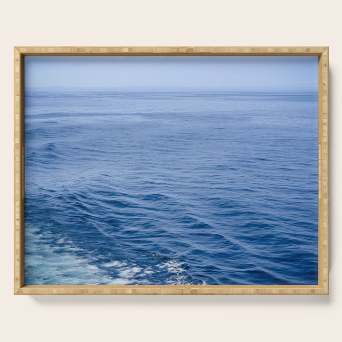 She Fell in Love on the Vast Wild Sea Serving Tray Gallery Image 1