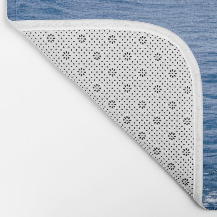 She Fell in Love on the Vast Wild Sea Bath Mat Gallery Image 2