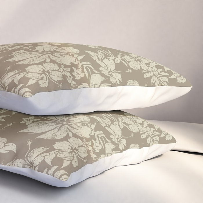 Hibiscus Pareau Hawaiian Floral Aloha Shirt Print Pillow Sham Gallery Image 3
