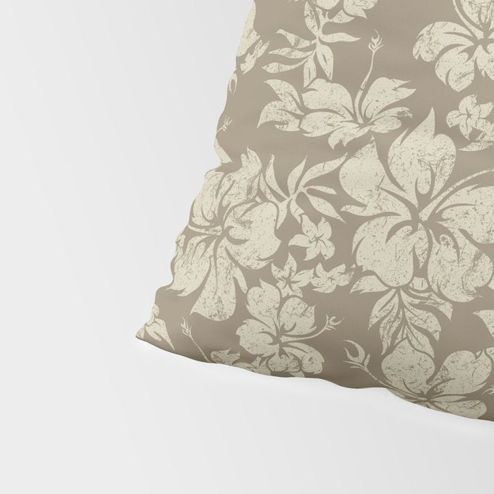 Hibiscus Pareau Hawaiian Floral Aloha Shirt Print Pillow Sham Gallery Image 4