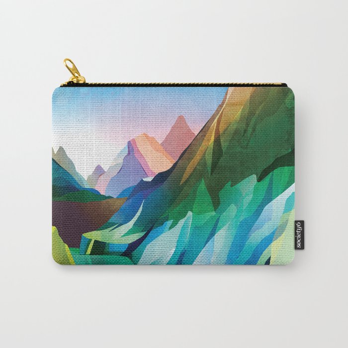 Hiking girl Carry All Pouch Gallery Image 1