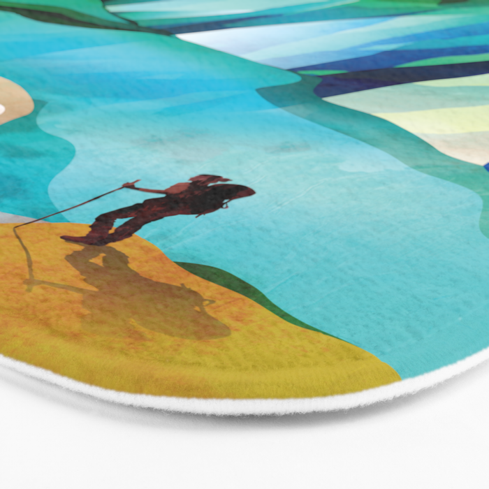 Hiking girl Bath Mat Gallery Image 3
