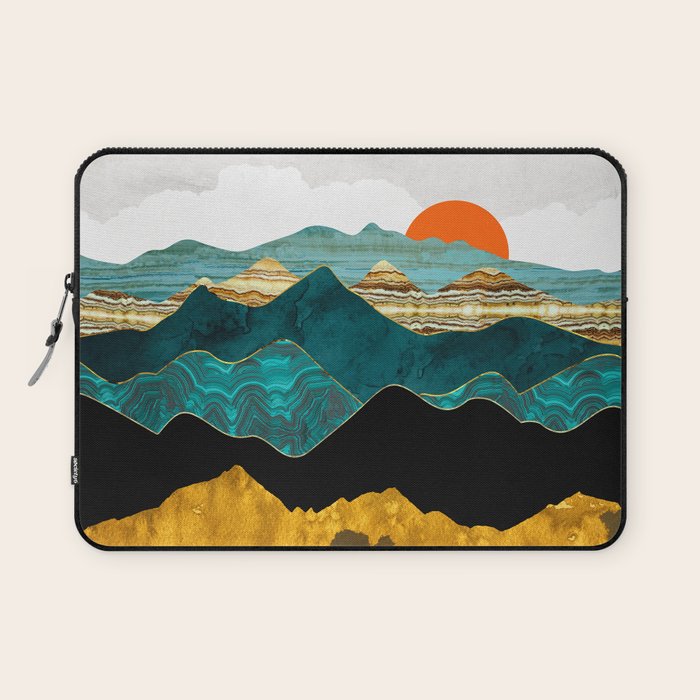Turquoise Vista Laptop Sleeve Gallery Image 1