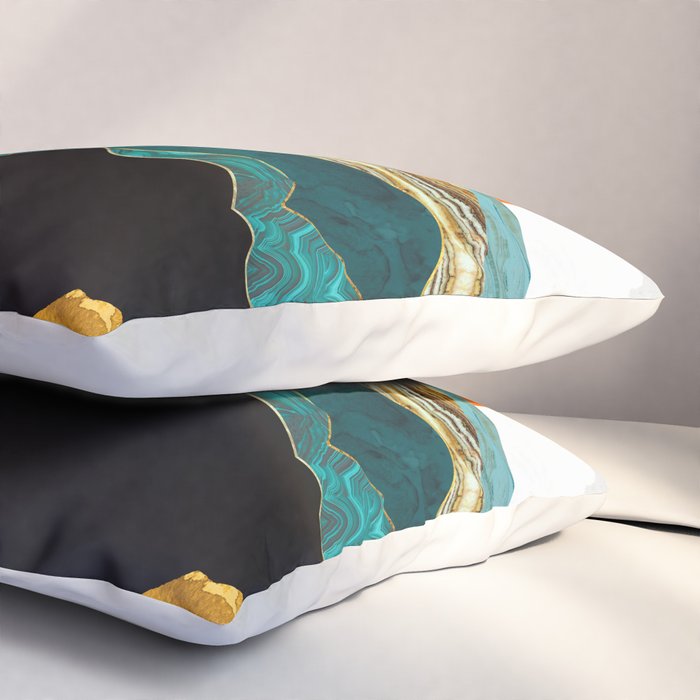 Turquoise Vista Pillow Sham Gallery Image 3