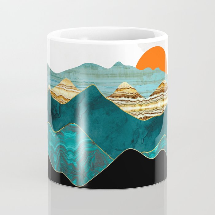 Turquoise Vista Coffee Mug Gallery Image 4