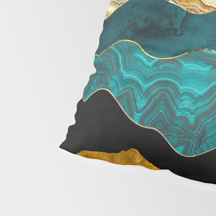 Turquoise Vista Pillow Sham Gallery Image 4