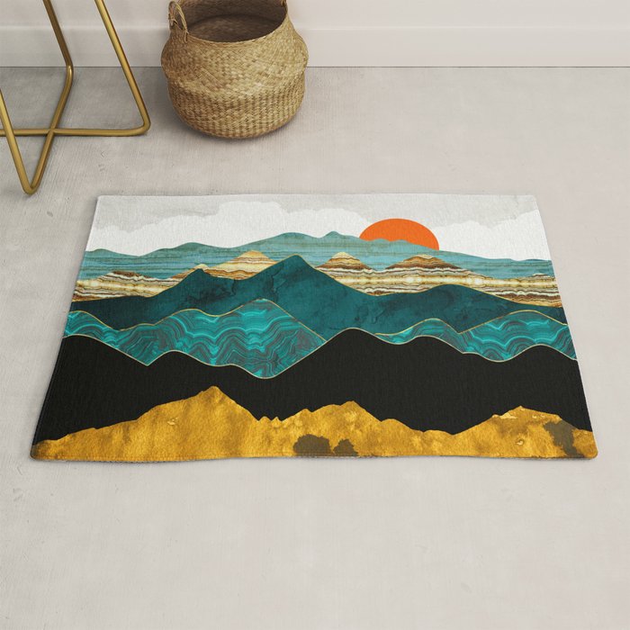 Turquoise Vista Rug Gallery Image 1