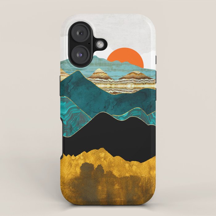 Turquoise Vista iPhone Case Gallery Image 1