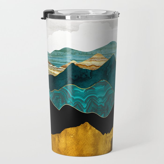 Turquoise Vista Travel Mug Gallery Image 3