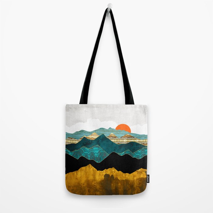Turquoise Vista Tote Bag Gallery Image 2