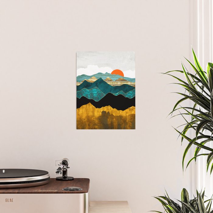 Turquoise Vista Poster Gallery Image 2