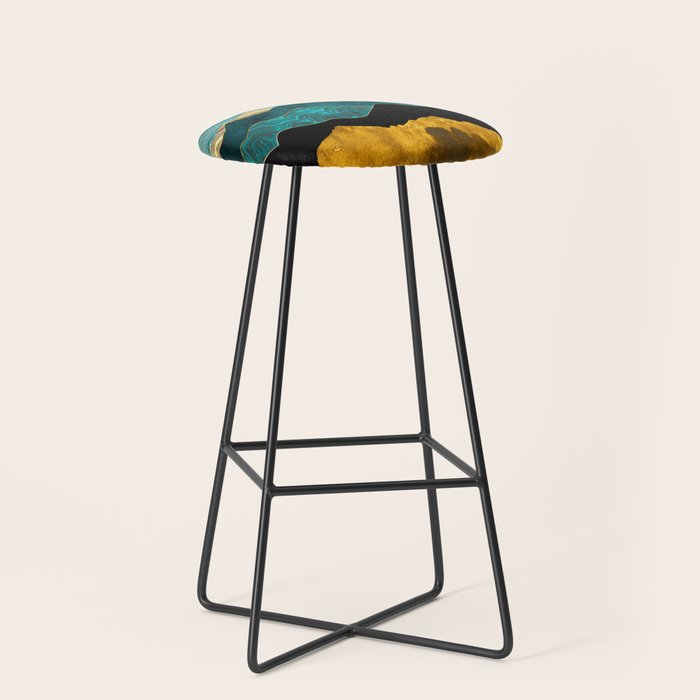 Turquoise Vista Stool Gallery Image 1