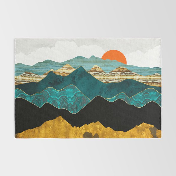 Turquoise Vista Rug Gallery Image 2