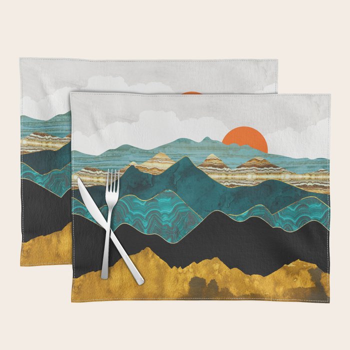 Turquoise Vista Placemat Gallery Image 1