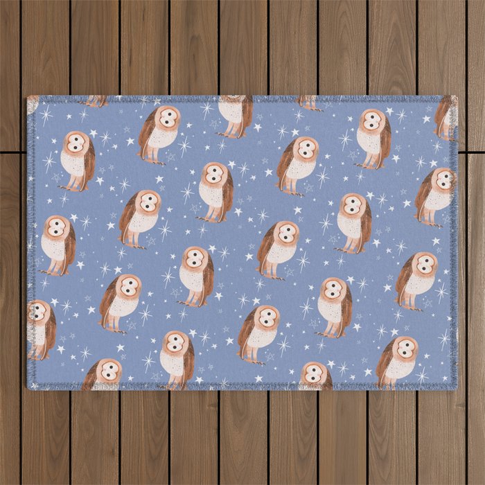 Barn Owl Outdoor Rug Gallery Image 1