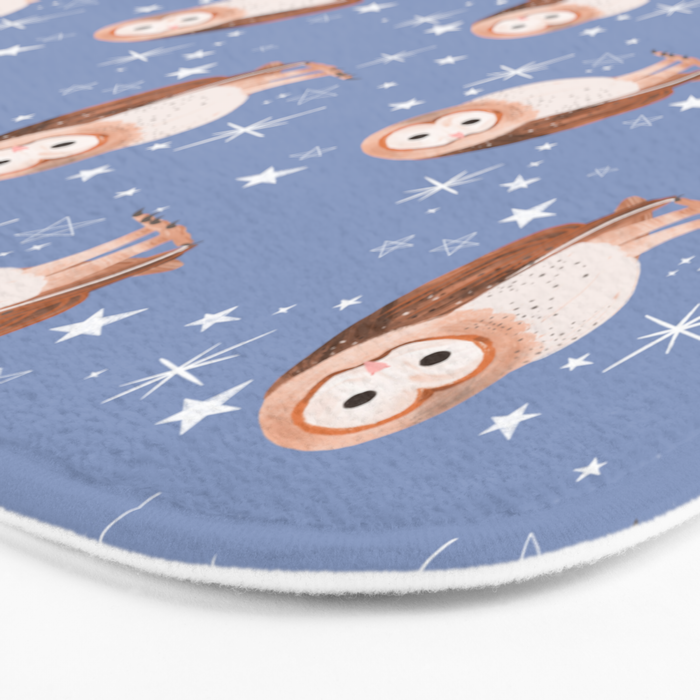 Barn Owl Bath Mat Gallery Image 3