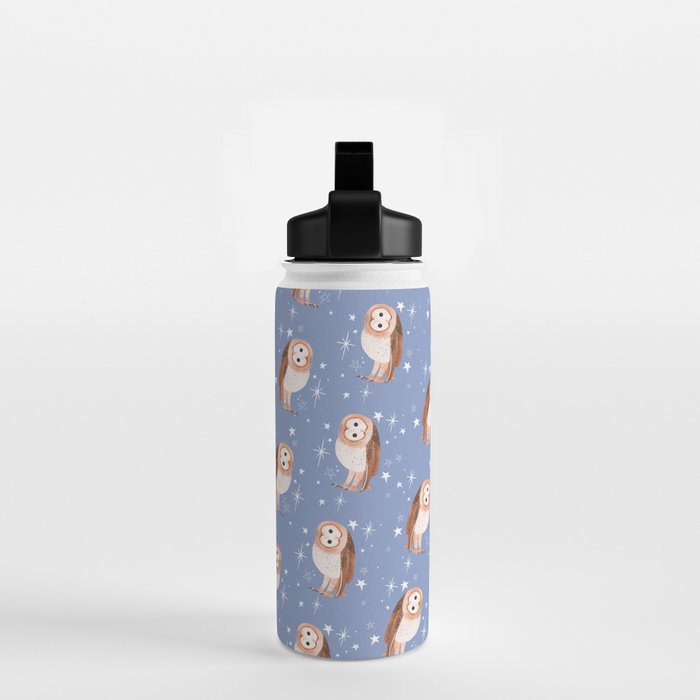 Barn Owl Water Bottle Gallery Image 2