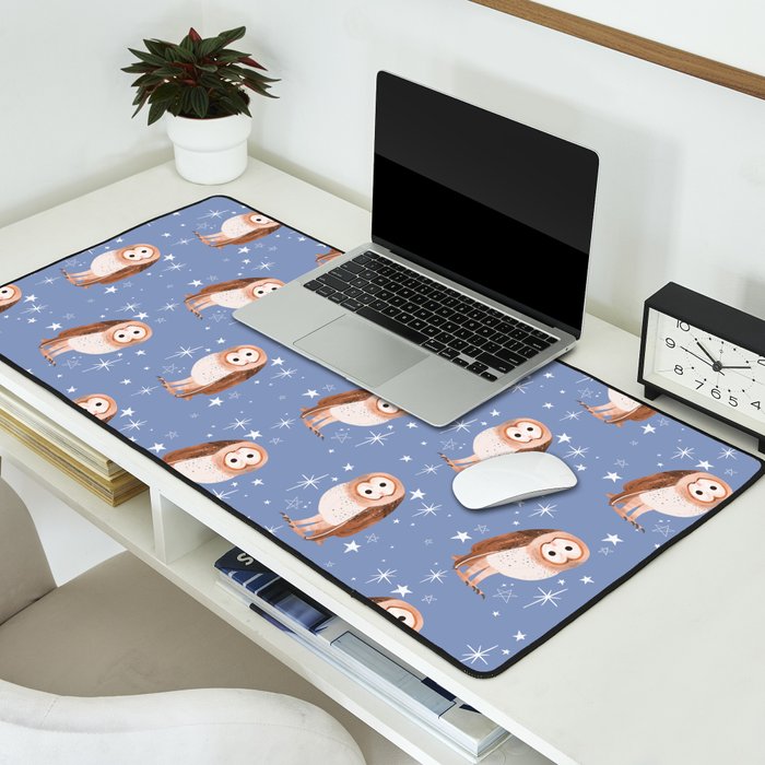 Barn Owl Desk Mat Gallery Image 2