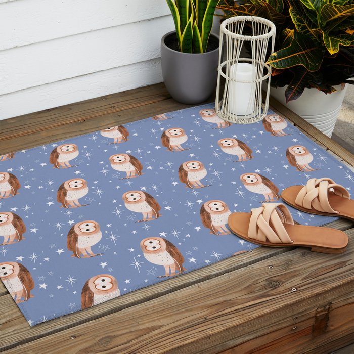 Barn Owl Outdoor Rug Gallery Image 2