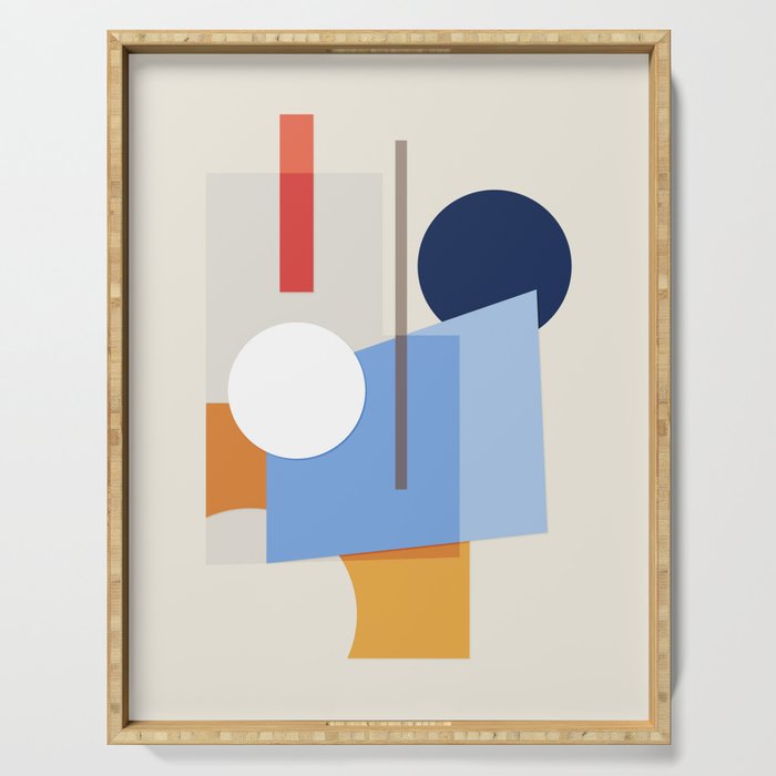 Abstract #9 Serving Tray Gallery Image 1