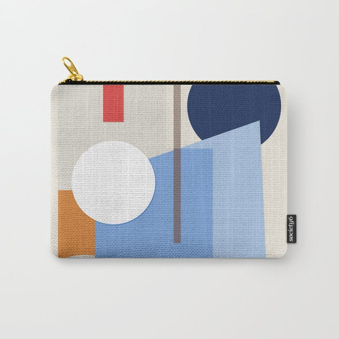 Abstract #9 Carry All Pouch Gallery Image 1
