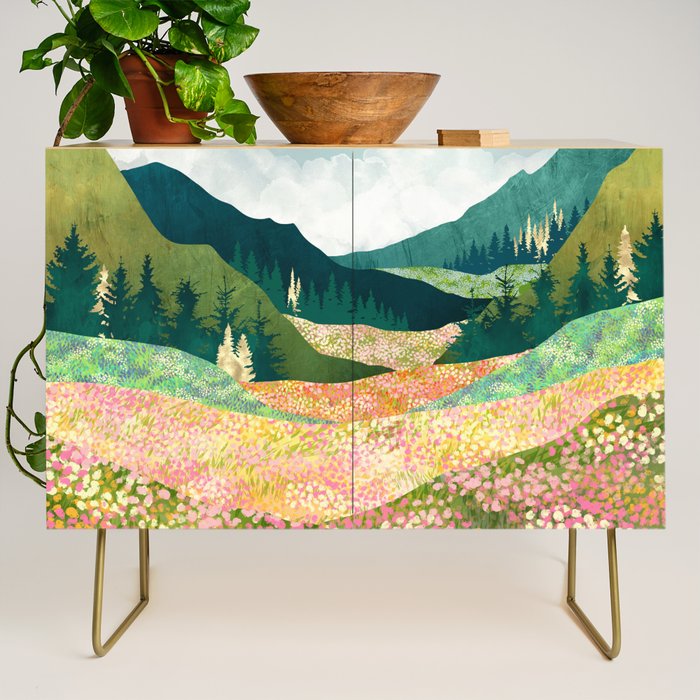 Spring Flower Vista Credenza Gallery Image 1