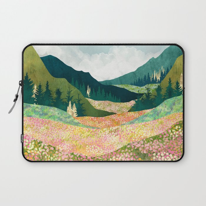 Spring Flower Vista Laptop Sleeve Gallery Image 1