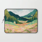 Spring Flower Vista Laptop Sleeve Gallery Image 1