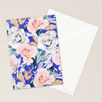 Modern Vibrant Flowery Garden B Stationery Card Gallery Image 2