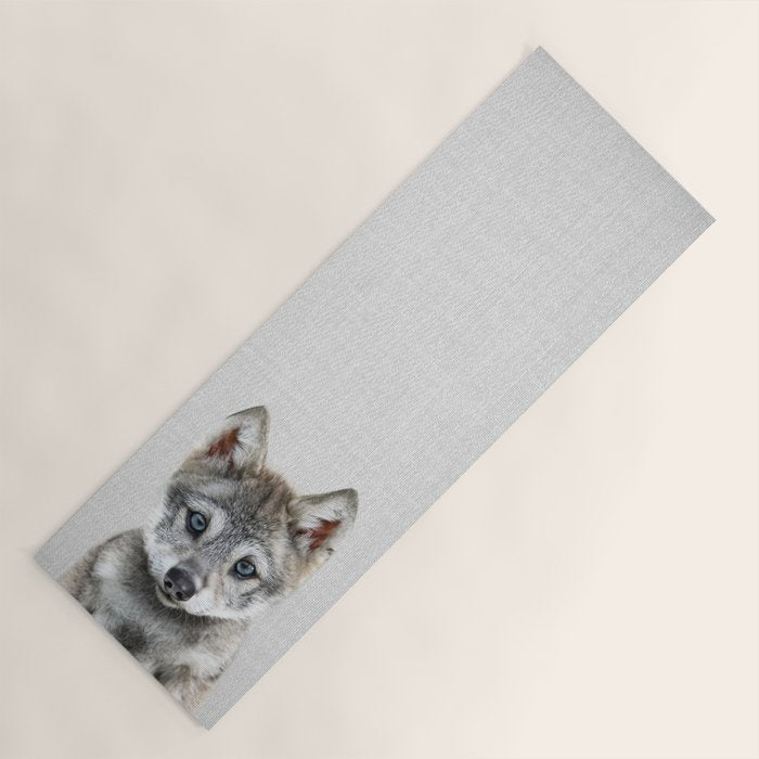 Baby Wolf - Colorful Yoga Mat Gallery Image 1